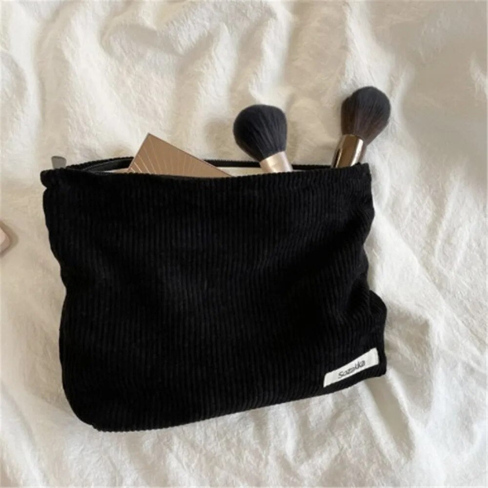 Corduroy Cosmetic Bag