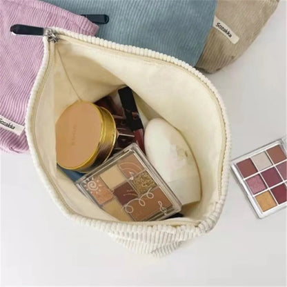 Corduroy Cosmetic Bag